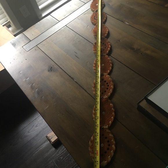 Vintage Boho leather and metal belt - Picture 11 of 11